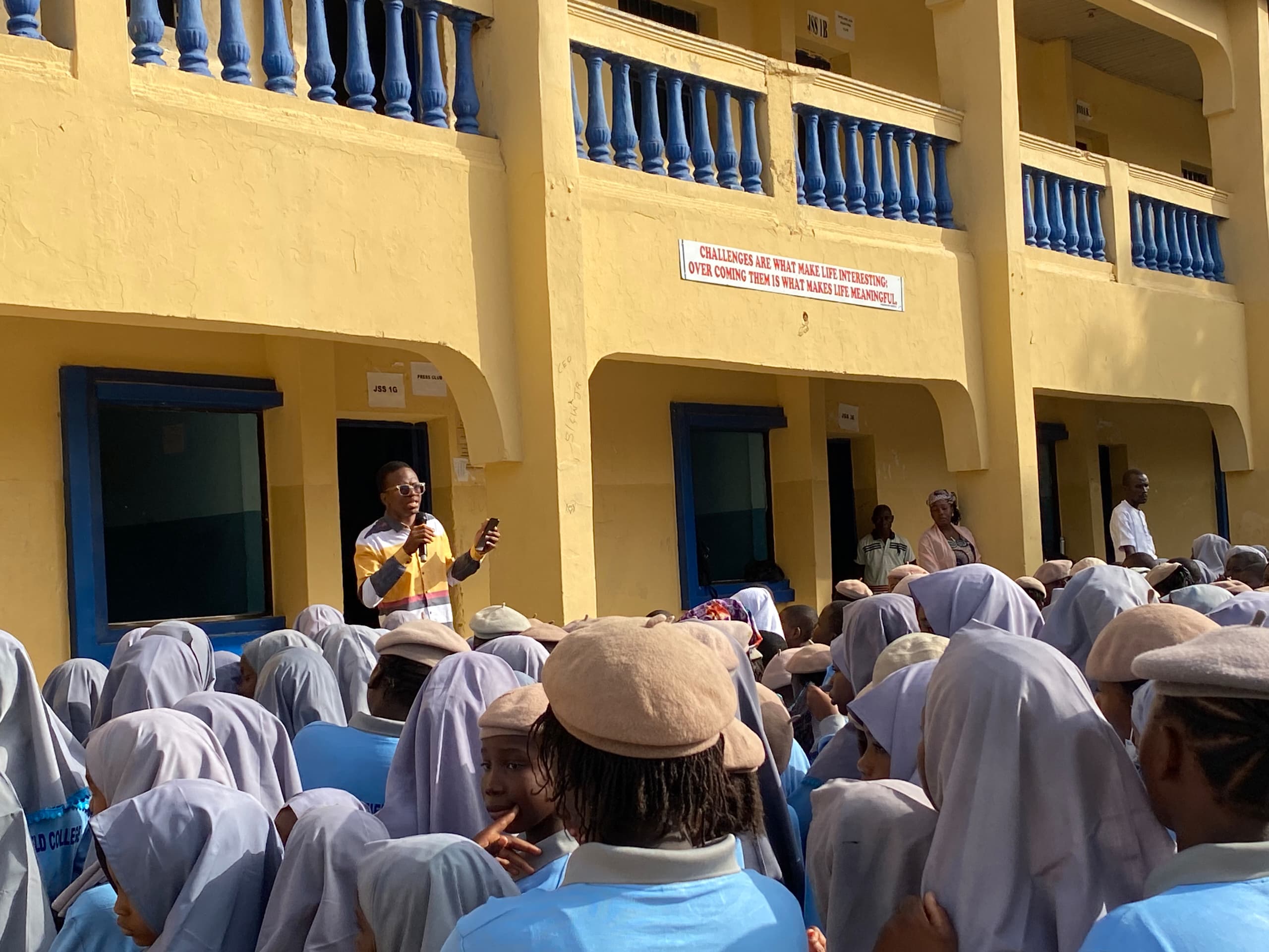 Speaking at Ruby Springfield College