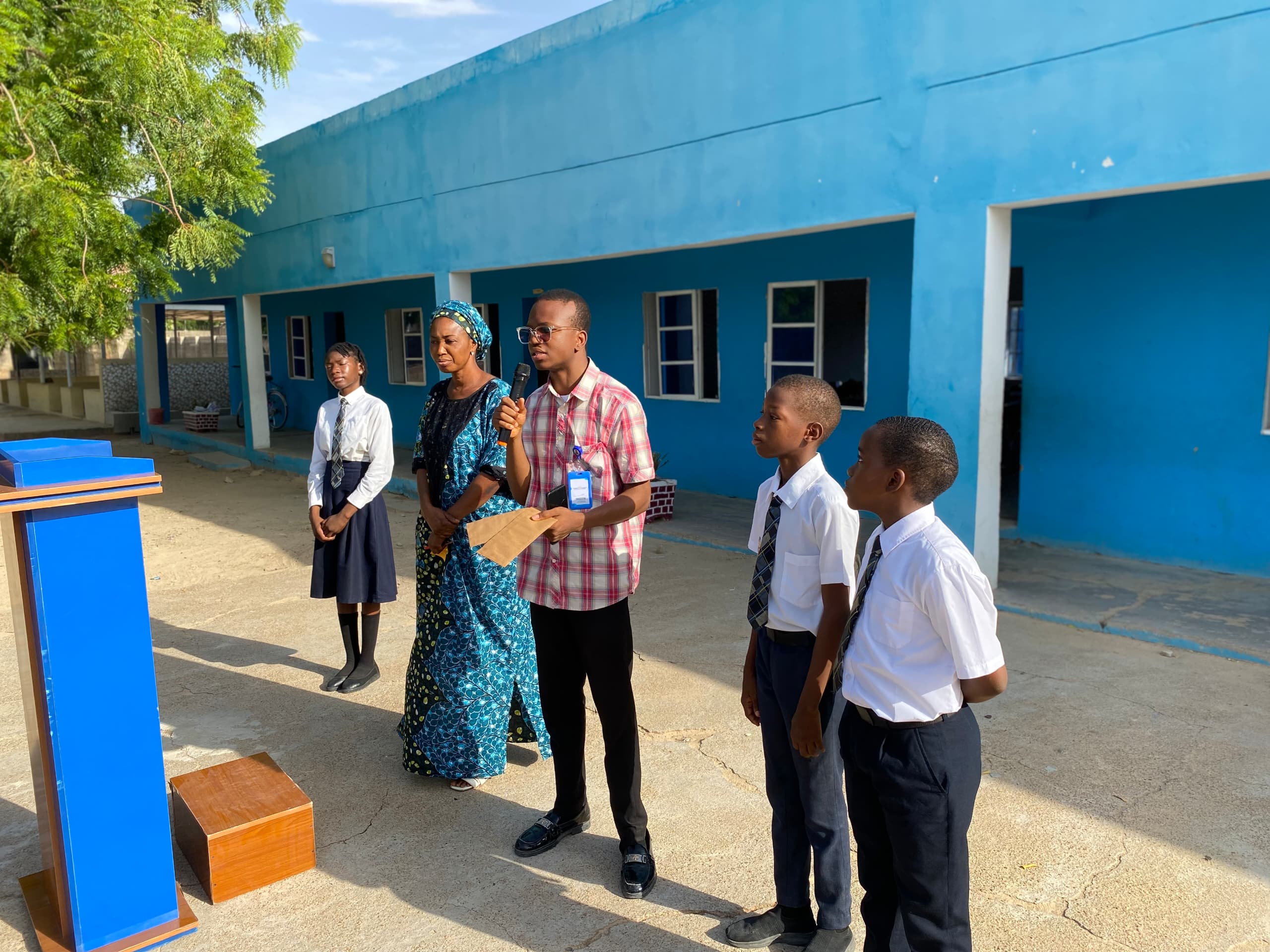 Students at Shallara Secondary School